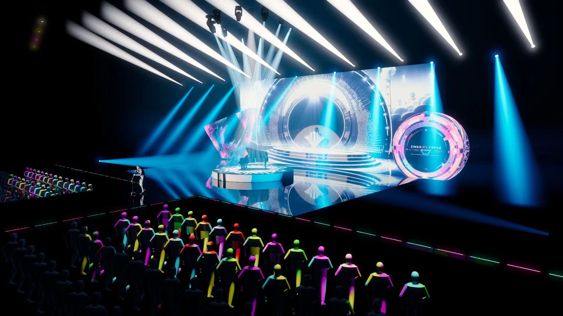Stage design right view